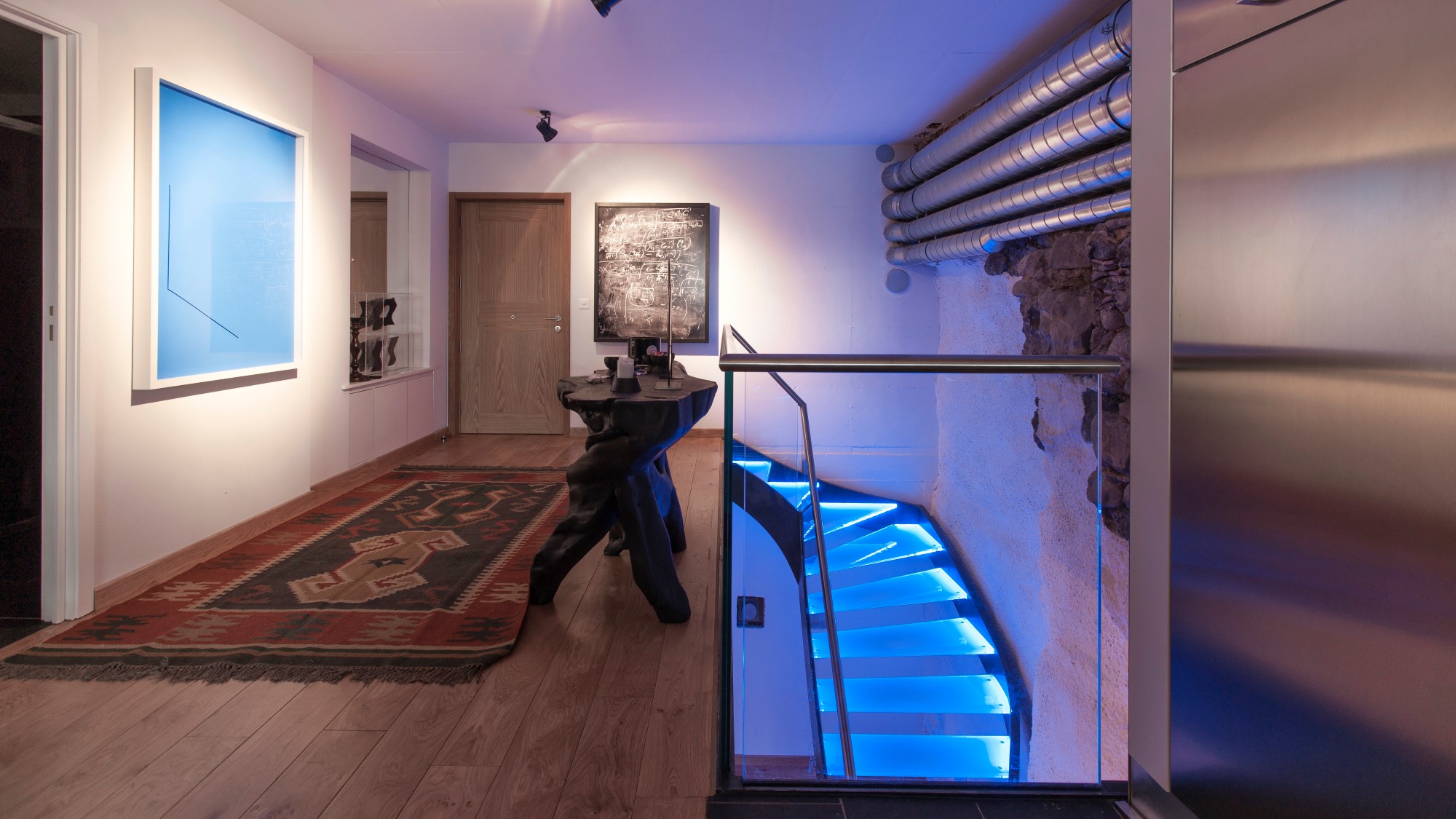 Treppe mit LED Beleuchtung